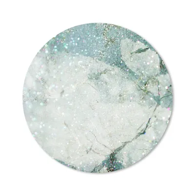 Produktbild von MuchoWow® Mauspad Mousepad Marmor - Glitter - Grün 20x20 cm - Mousepads - Maus Mat - Pad - Mausunterlage - Schreibtischmatte