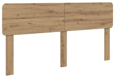 Image de Tête de lit vidaXL en bois composite chêne artisanal