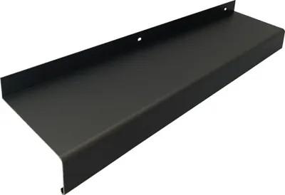 Produktbild von Aluminium Fensterbank dunkelbronze, Ausladung: 225 mm, Rasterlänge: 1300 mm ohne Seitenabschluss