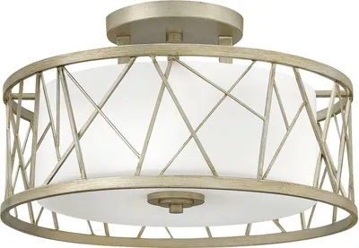 Produktbild von Elstead Nest Deckenleuchte E27 3-fach Blattsilber