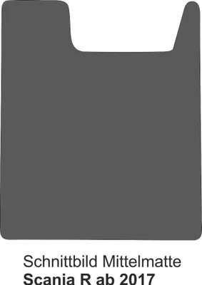 Image de Tapis de sol pour camion Scania R (à partir de 2017) partie centrale tapis velours auto cabine