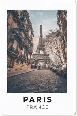 Produktbild von MuchoWow® Mauspad Mousepad Frankreich - Paris - Eiffelturm 40x60 cm - Mousepads - Maus Mat - Pad - Mausunterlage - Schreibtisch Accesoire