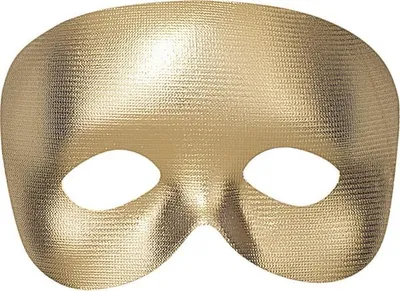 Produktbild von Venezianische Halbmaske Karneval gold - Einheitsgröße