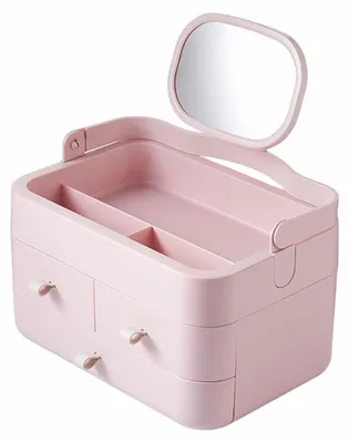 Productafbeelding van Cosmetische Organizer met 3 Laden en Spiegel