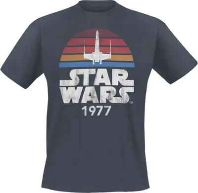Produktbild von Star Wars T-Shirt Herren Since 1977 anthrazit S