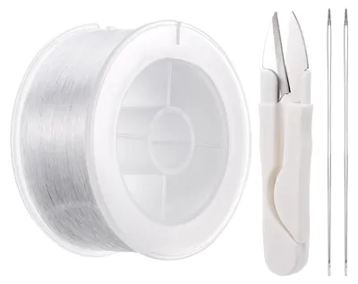 Produktbild von Nylonfaden – Transparente Nylonschnur zum Basteln – 500 m x 0,3 mm