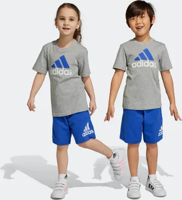 Produktbild von Adidas Lk Bl Co T Set Mgreyh/Selubl 110