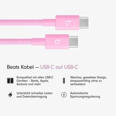 Produktbild von Apple MK8P4ZM/A, 1,5 m, USB C, USB C, USB 2.0, Pink