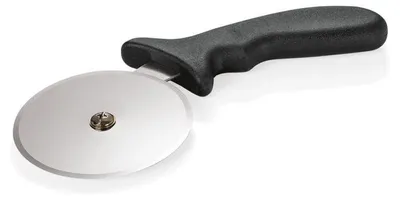 Produktbild von 12x Pizzaschneider, 24 cm, Ø 10 cm, Edelstahl, Polyproylen
