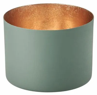 Zdjęcie produktu dla Gift Company lampion Chennai M, podgrzewacz, świecznik, żelazo, jukka, złoto, 7,5 cm, 1054604073