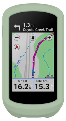 Produktbild von Schützende Hülle kompatibel mit Garmin Edge Explore 2 – grün