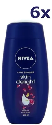 Produktbild von 6x Nivea Douchegel - Skin Delight Delicate Rose 250ML