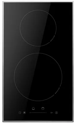 Produktbild von Amica KMI 751 110 E, Schwarz, Integriert, 30 cm, Zonen-Induktionskochfeld, Glaskeramik, 2 Zone(n)