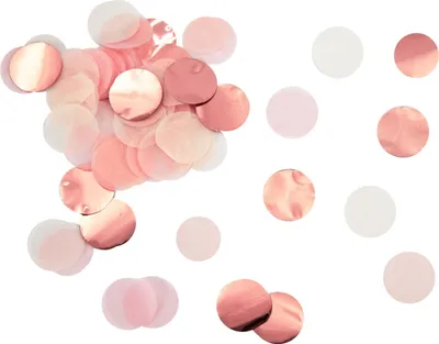 Produktbild von Oblique Unique Papier Konfetti 1000 Stk Tischdeko Geburtstag Party JGA Hochzeit Schuleinführung Baby Shower - roségold