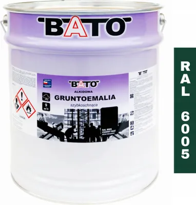 Produktbild von Alkyd-Grundierung, Farbe für Metall BATO RAL 6005 GRÜN 20 l