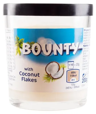 Obrázek produktu pro Čokoládový krém Bounty s kokosem 200 g