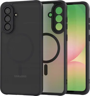 Zdjęcie produktu dla Etui magnetyczne do MagSafe SPACECASE Hybrid Mag do Galaxy A56 5G Czarny