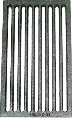 Produktbild von CHM GmbH® - Ofenrost 16x28 cm Gusseisen Gussrost Kaminrost eckig Ascherost