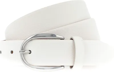 Produktbild von Vanzetti Leder Gürtel Classics 30mm Cambered Leather Belt W105 White weiß