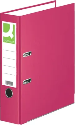 Produktbild von Q-Connect® KF18726 Ordner PP - A4, 80 mm, pink