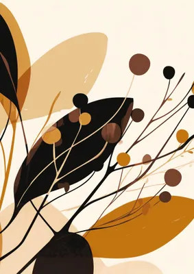 Produktbild von Plakat 29,7x42cm Herbstsilhouetten