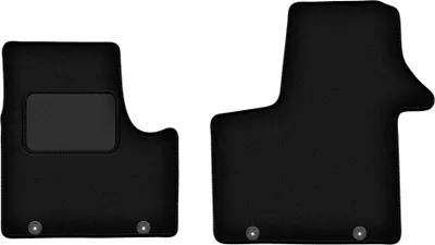 Immagine prodotto di Wielganizator tappetini auto velours anteriori adatto per Renault Trafic III (2014-, furgone) neri, set 2 pz, con fissaggi