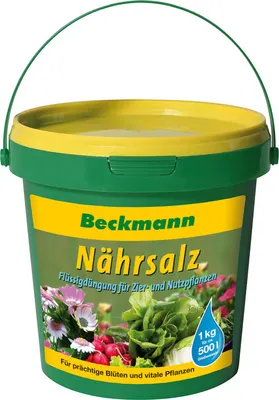 Produktbild von Beckmann Nährsalz Dünger für Nutz- und Zierpflanzen 1 kg