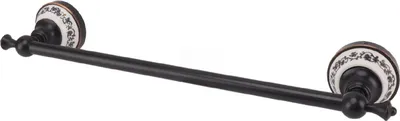Imagen del producto de Barra para toallas de baño de 40,5 cm, color cobre, para toallas de baño, diseño de una sola barra, montaje en pared, soporte para toallas de estilo europeo, color envejecido