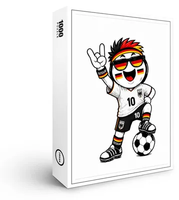 Produktbild von raxxa Premium-Puzzle "WM 2026 - Deutschland", 1000 Teile