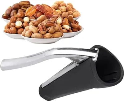 Produktbild von Nussknacker Nusszange 417g, rutschfest, Hebeldesign für harte Schalenfrüchte