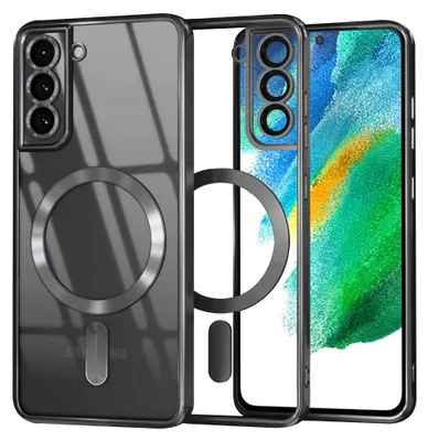 Obrázek produktu pro Techsuit Luxury Crystal Back Cover pouzdro s MagSafe pro Samsung Galaxy S21 FE - černé