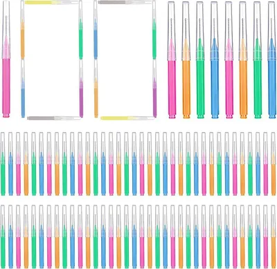 Image de Brosses interdentaires 100 pièces Nettoyage des espaces interdentaires Poils en nylon