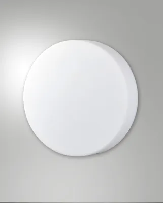 Immagine prodotto di Graff Plafoniera LED 18W 3000K Bianco in Metallo e Vetro Soffiato Ø300mm - Lampada da Soffitto Design per Illuminazione Interni Moderni