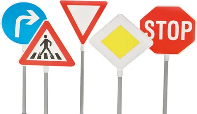 Produktbild von Verkehrschilder-Set  A - Kinder Verkehrszeichen Straßenschilder Spielzeug