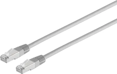 Produktbild von S/CONN maximum connectivity 75211-, 1 m, Cat5e, SF/UTP (S-FTP), RJ-45, RJ-45, Grau