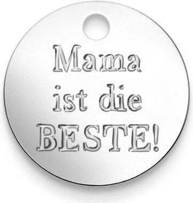 Produktbild von Thankgoods Armkette mit runden Anhänger und der Gravur Mama ist die Beste