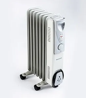 Obrázok produktu pre Elektrický ohrievač priestoru Ravanson OH-07 Olejový elektrický ohrievač priestoru Indoor Grey 1500 W