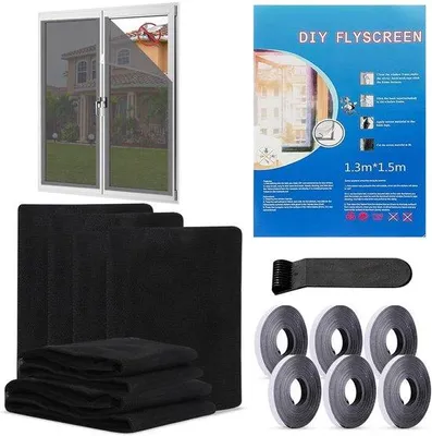 Produktbild von Insektenschutz Fensterfolie 130x150cm selbstklebend hochdicht