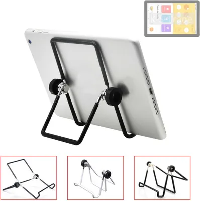 Produktbild von K-S-Trade Tablet-Ständer Tablet-Halterung Tablet-Aufsteller kompatibel mit Doogee T10W faltbarer Tischständer Tablet Halterung