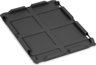 Produktbild von Auflagedeckel Eurobox NextGen | HxBxT 1,5x30x40cm | Schwarz | Eurobehälter, Transportbox, Transportbehälter, Stapelbehälter