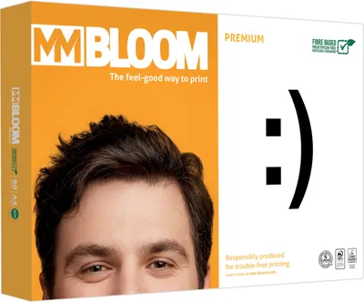 Produktbild von Kopierpapier Bloom Premium DIN A4, 80 g/qm, weiß, 500 Blatt