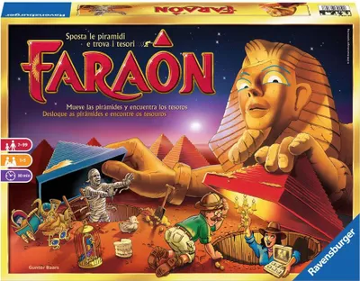Zdjęcie produktu dla Ravensburger Faraon, Gra planszowa, Podróż / przygoda, 7 lat(a)