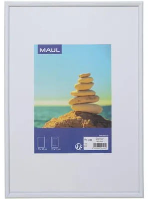 Immagine prodotto di Cornice MAUL MAULart in plastica 21 x 30 cm, circa A4 bianco