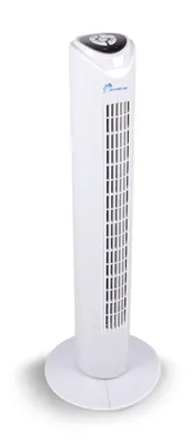 Produktbild von Commodoor TVE19 Turmventilator mit Fernbedienung, 45W, Standventilator 80cm, sehr leise, Schwenkfunktion, 3 Geschwindigkeitsstufen, Säulenventilator