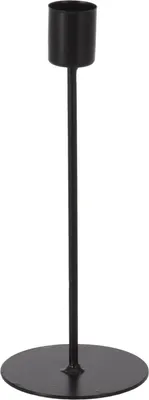 Obrázok produktu pre Kovový svietnik, čierny, 20 cm
