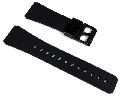 Produktbild von Casio Ersatzband Uhrenarmband Resin schwarz 22mm DBC-62