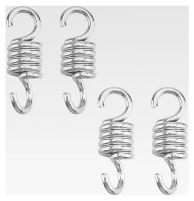 Produktbild von 4 Stück Hängesessel Federn 7mm Stahl Metallfeder für Verandaschaukeln und Hängemattenstuhl Zubehör