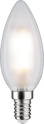 Produktbild von Paulmann 28637 LED Lampe Kerze 2x5W Leuchtmittel Matt Birne Beleuchtung 2700K E14