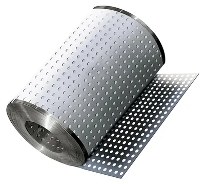 Immagine prodotto di Lamina di acciaio inossidabile forata - 30 cm x 200 cm