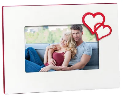 Image de Cadre photo métallique rectangulaire multicolore pour 13x18 cm